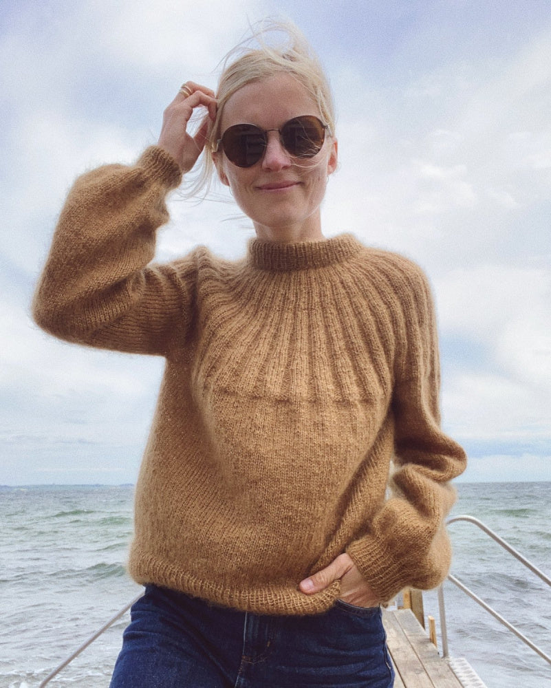 Sunday Sweater  - Mohair edition - Papir - PetiteKnit - Garntopia