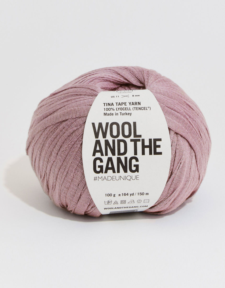 Mellow Mauve - Tina Tape - Wool and the gang - Garntopia