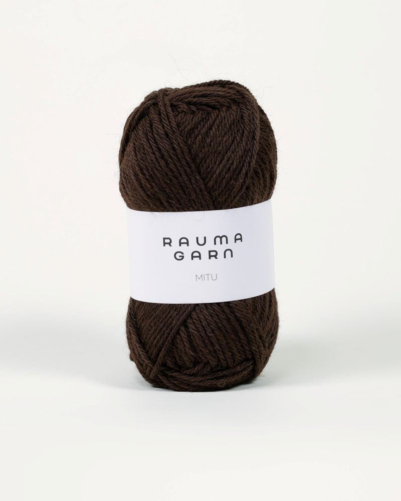 SFN90 Brun -	Mitu - Rauma Garn - Garntopia