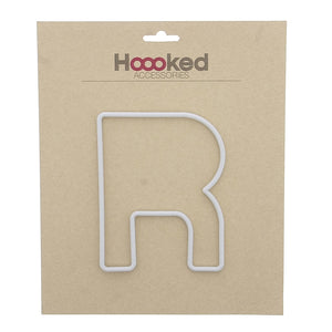 Bokstavramme R - Heklerammer 15 cm - Hoooked Yarn - Garntopia