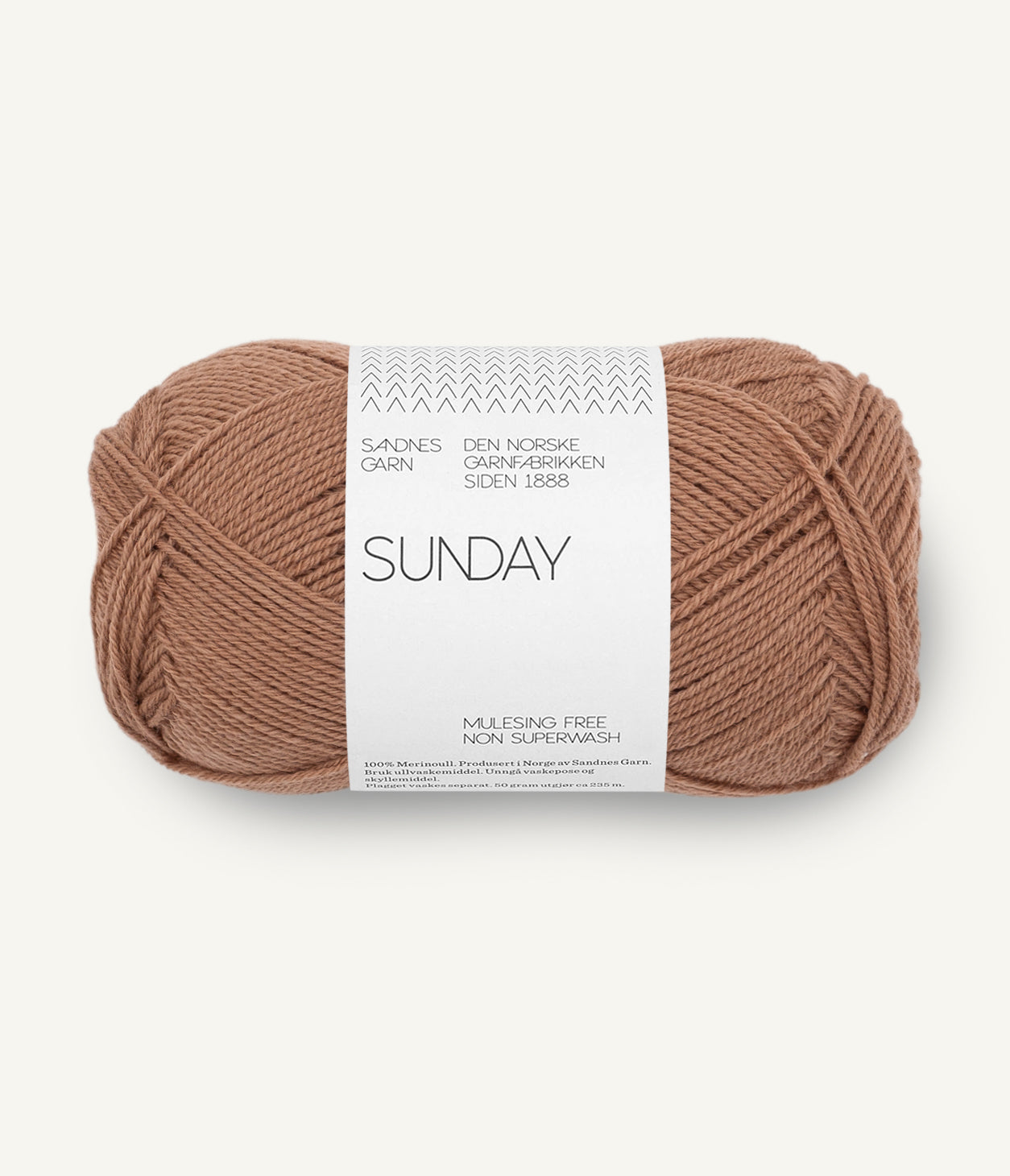 3342 Mocha Mousse -	Sunday - Sandnes garn - Garntopia