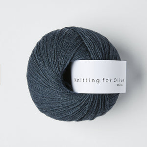 Dyb Petroleumsblå -	Merino