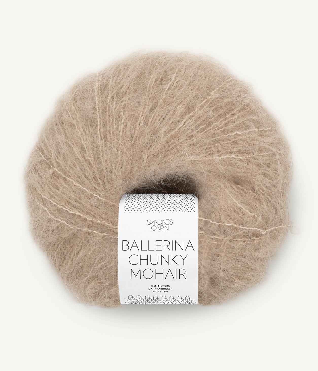 2650 Beige Melange  - Ballerina Chunky Mohair - Sandnes garn - Garntopia