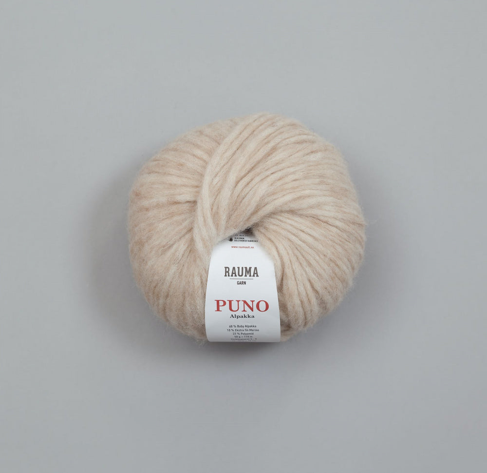 1314 Lys beige  -	Puno - Rauma Garn - Garntopia