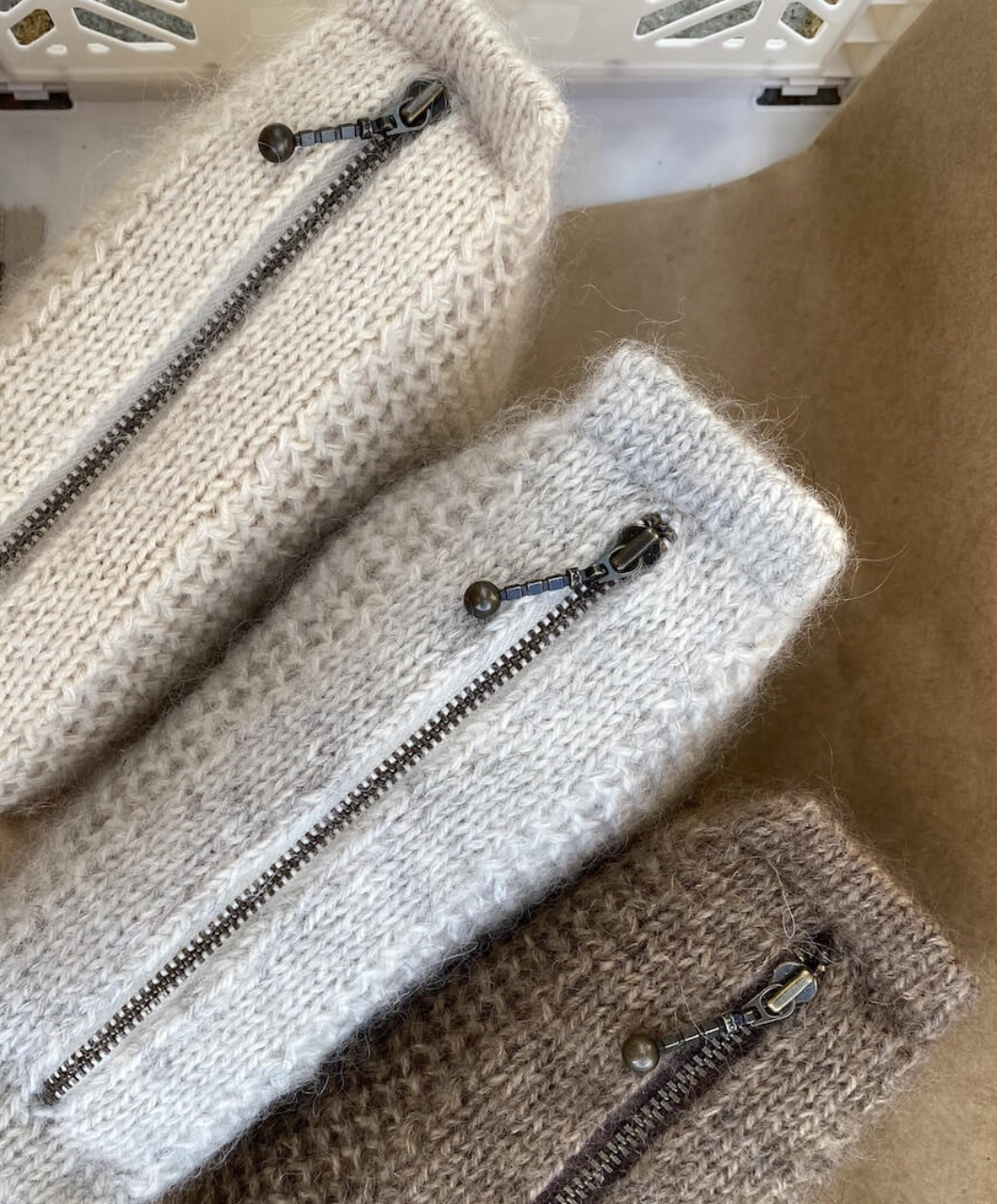 Glidelås 23 cm - Havskum - PetiteKnit - Garntopia