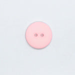 Plastknapp 2 hull - Rosa - 18 mm