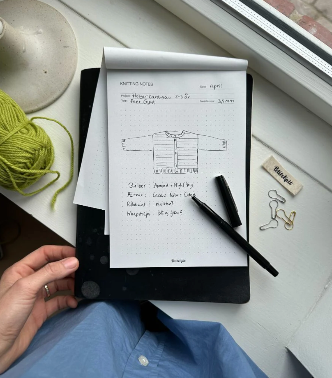 Notatblokk - bullets - A5 - PetiteKnit - Garntopia