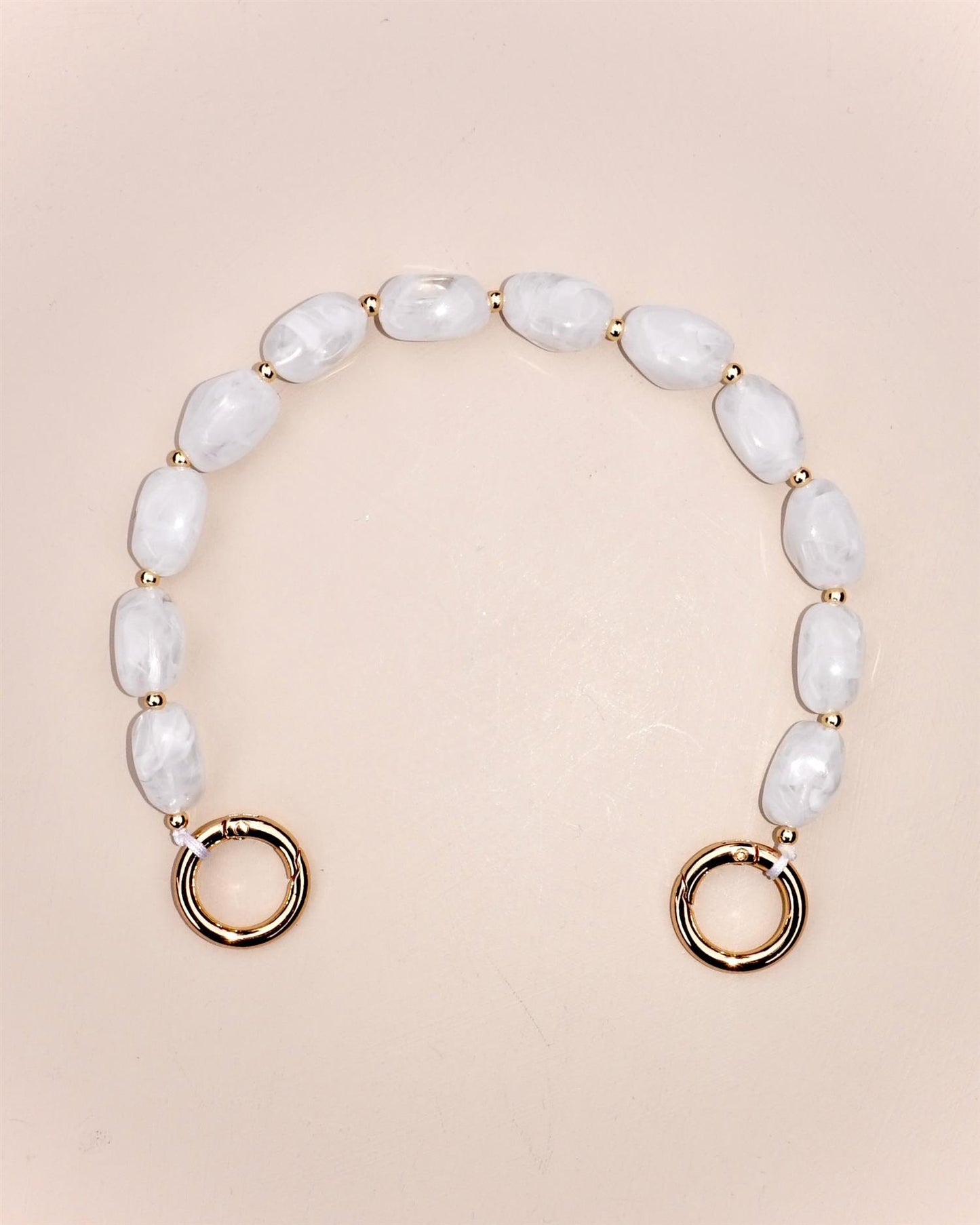 Veskelenke Garntopia - Hvit Sten - Garntopia - Garntopia