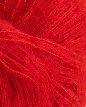 043 Rød -	Alpaca Silk