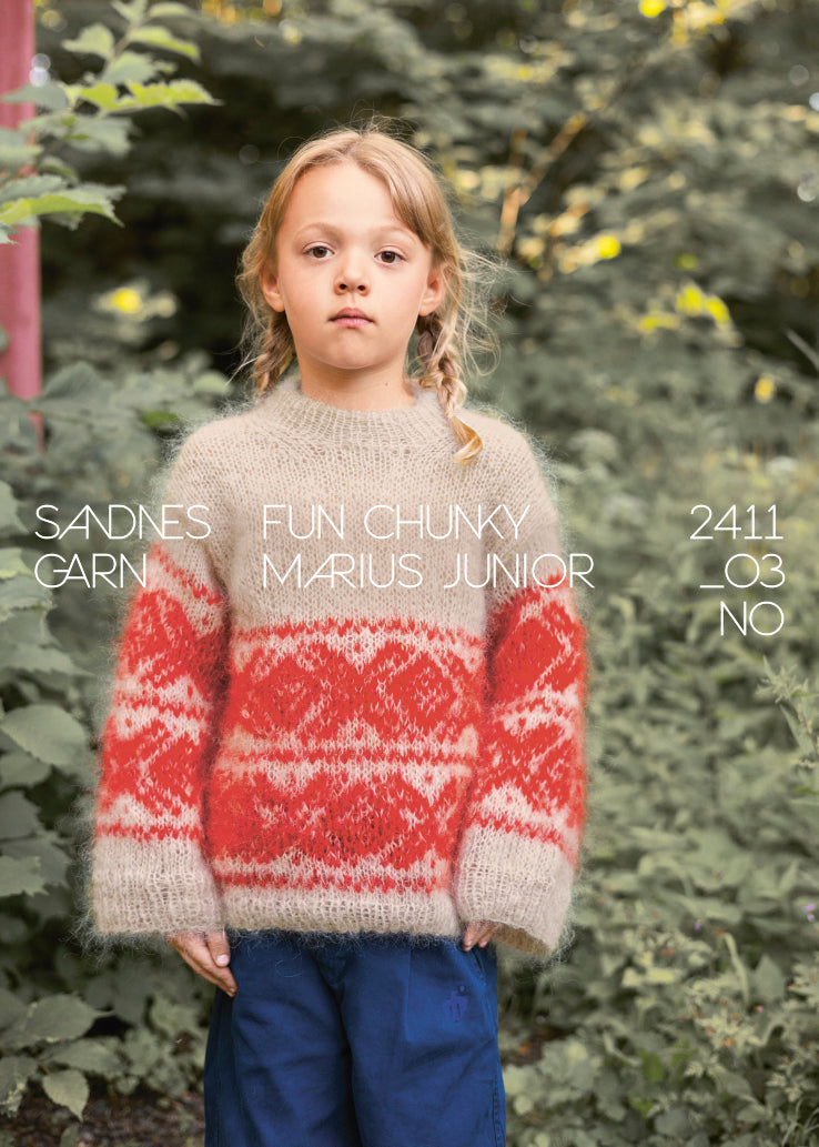 2411 - Norske ikoner barn - Nr. 3  Fun Chunky Marius Junior - Sandnes garn - Garntopia