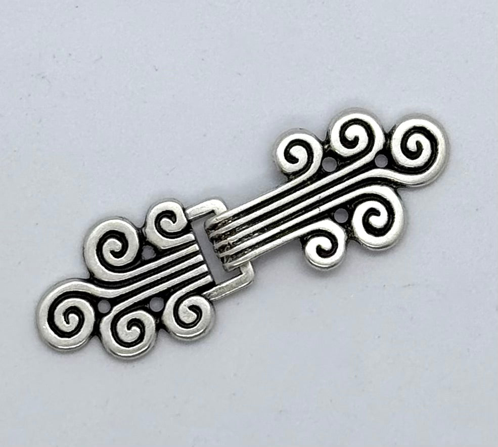 Hektelås - sølv - 70mm - NEWOLD COMPANY - Garntopia