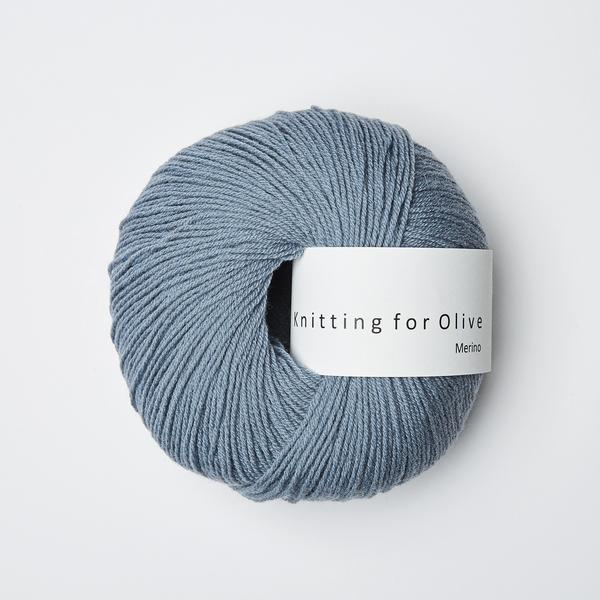 Støvet Dueblå -	Merino - Knitting for Olive - Garntopia