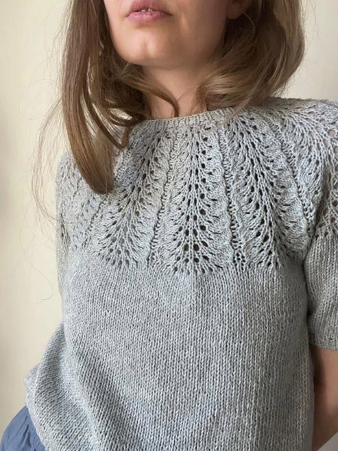 Le Knit - Palme Tee - Papir - Lene Holme Samsøe - Garntopia