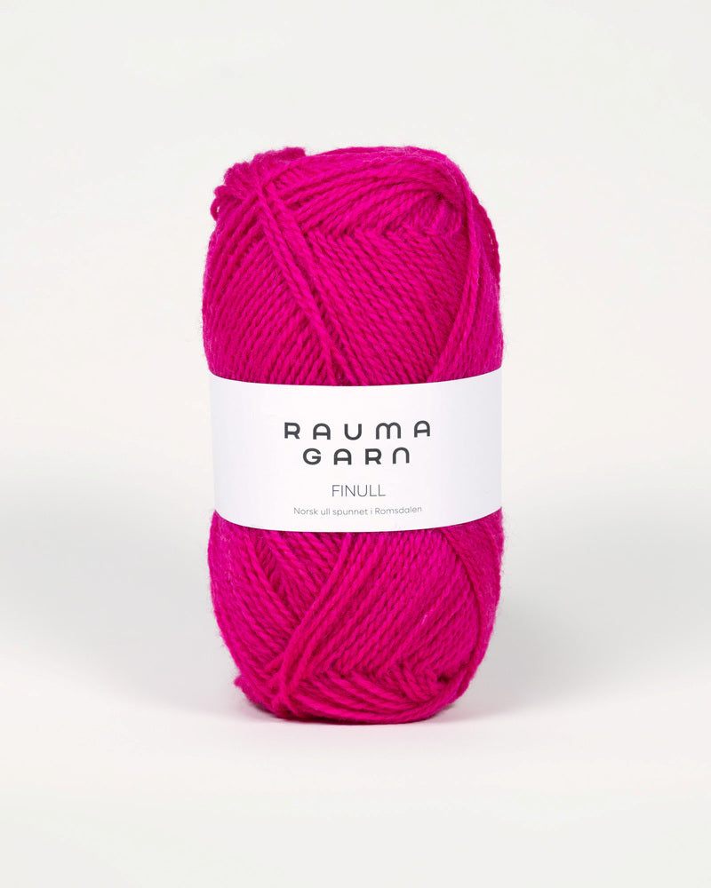 4886 Mørk Cerise -	Finull Pt2 - Rauma Garn - Garntopia