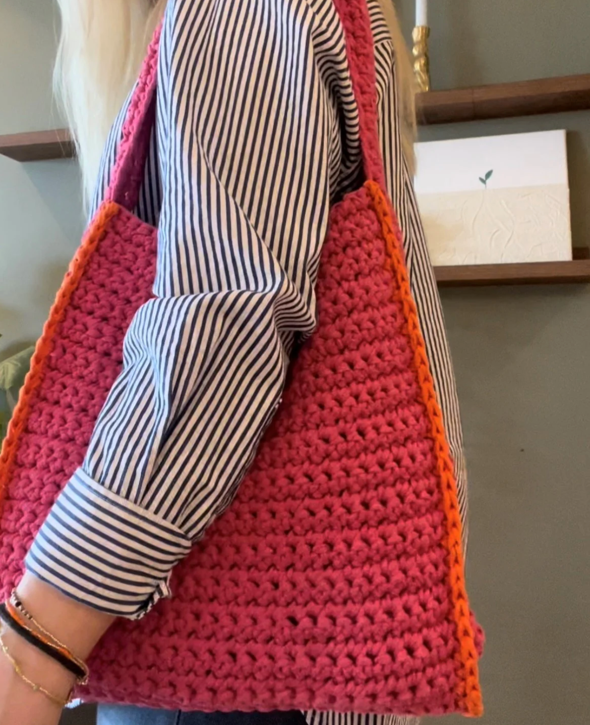 Carrie Maxi Bag - Papir - byHildeLundal - Garntopia