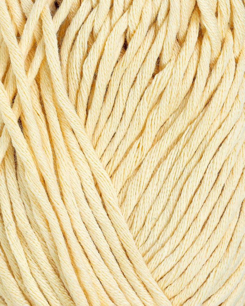 324 Strågul  - Tjukk Bomull - Rauma Garn - Garntopia