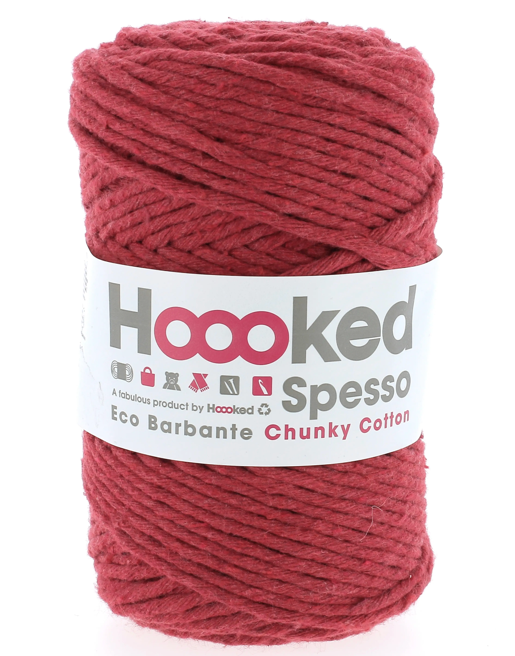 Ruby - Spesso Chunky Cotton - Hoooked Yarn - Garntopia