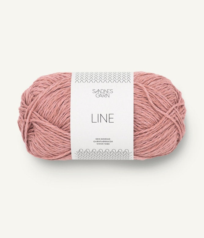 4033 Ferskenblomst -	Line - Sandnes garn - Garntopia