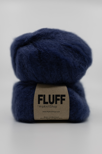 Midnight Mood Blue- Fluff - HipKnitShop - Garntopia