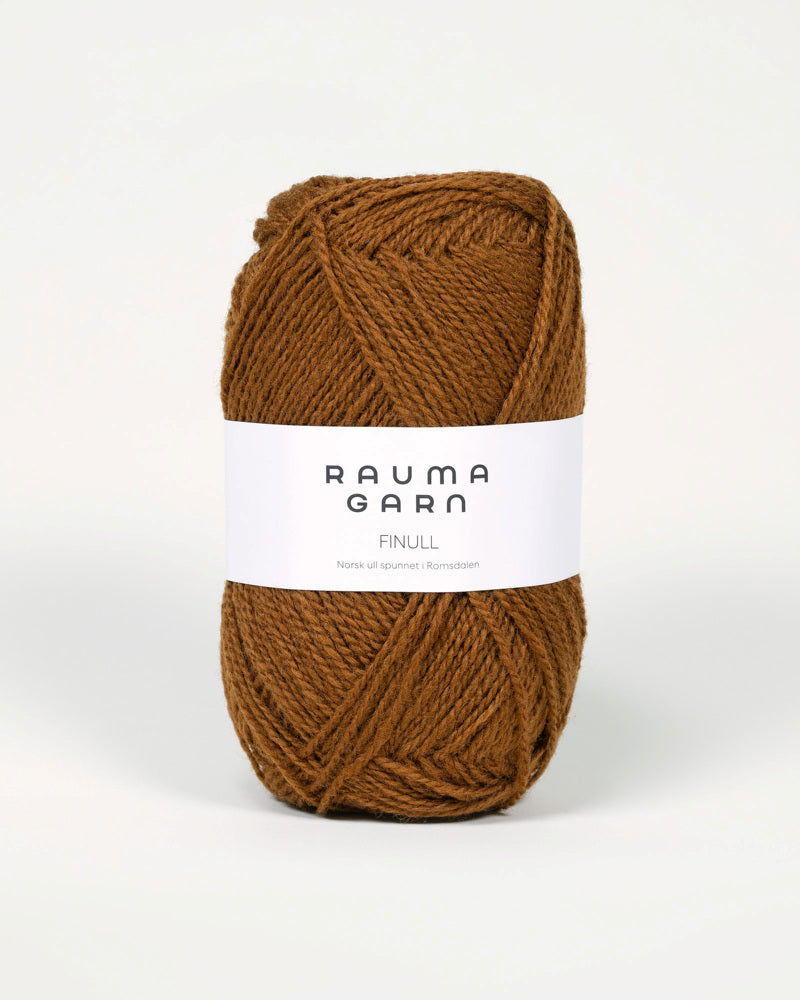 4065 Mørk Kamelbrun -	Finull Pt2 - Rauma Garn - Garntopia