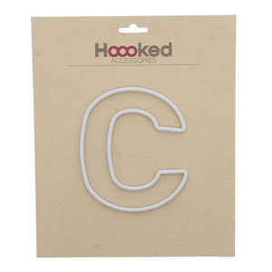 Bokstavramme C - Heklerammer 15 cm - Hoooked Yarn - Garntopia