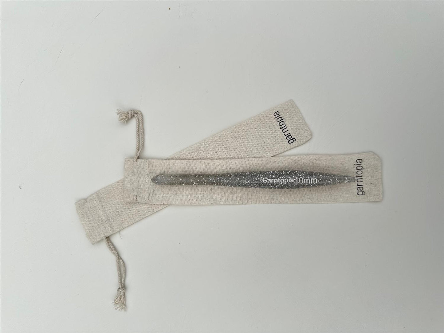 Heklenål Resin Sølv-  10 mm - Garntopia - Garntopia