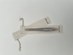 Crochet Hook Resin Silver - 10 mm