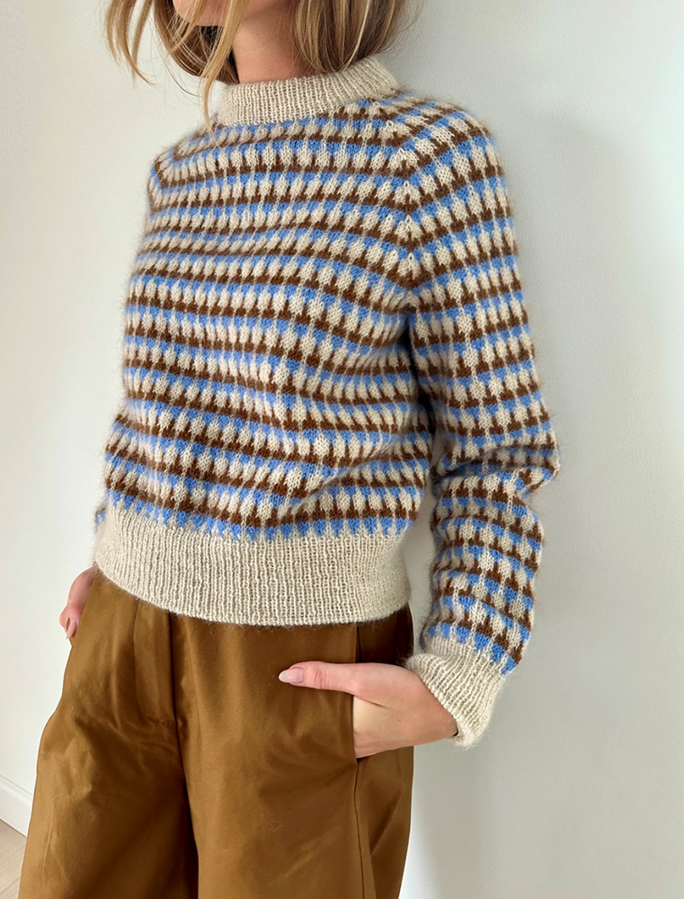 Le Knit - Facet Sweater - Papir - Lene Holme Samsøe - Garntopia