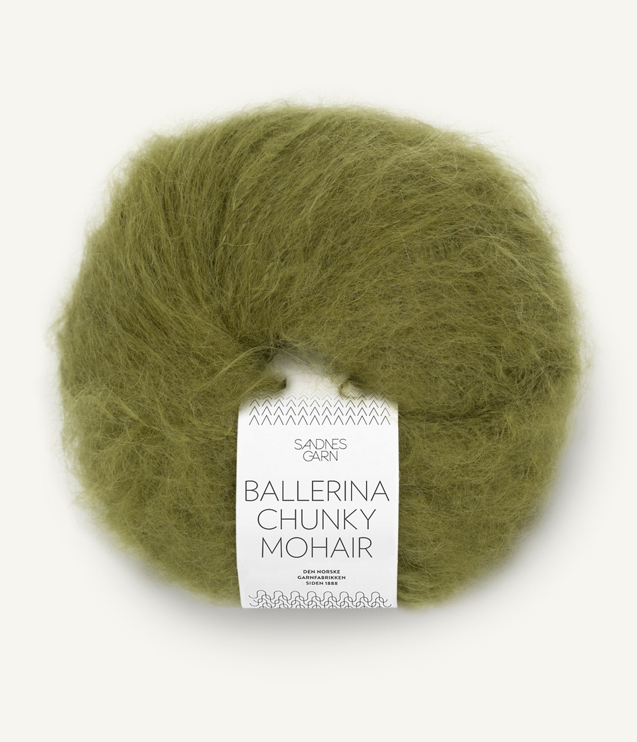 9563 Moss Green - Ballerina Chunky Mohair - Sandnes garn - Garntopia