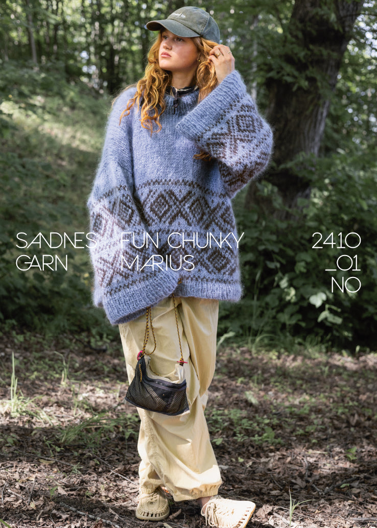 2410 - Norske Ikoner - Nr. 1  Fun chunky Marius - Sandnes garn - Garntopia