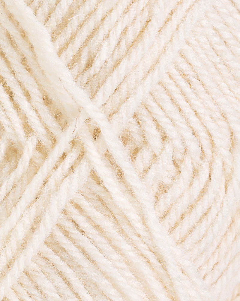 101 Natur -	3-tr Strikkegarn - Rauma Garn - Garntopia