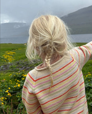 Frankie Sweater Junior - Papir - PetiteKnit - Garntopia