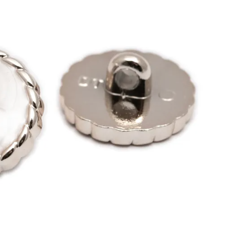 Knapp Gull/Krem - 17,5 mm - KN578 - Kort & Godt - Garntopia