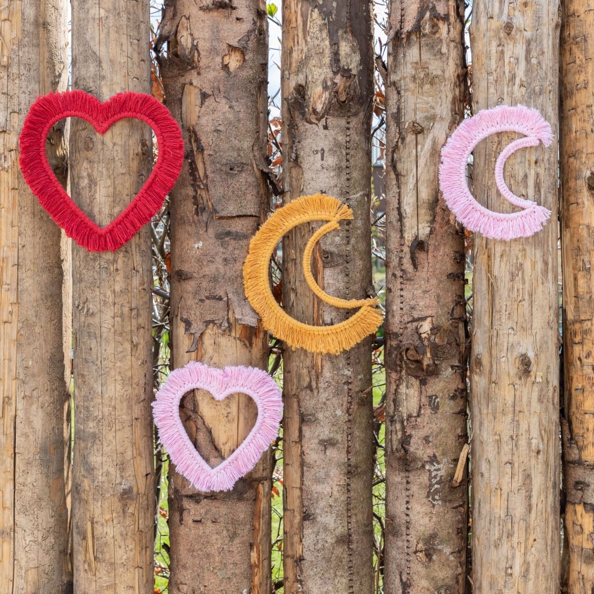 Måner 3 stk - Heklerammer - Hoooked Yarn - Garntopia