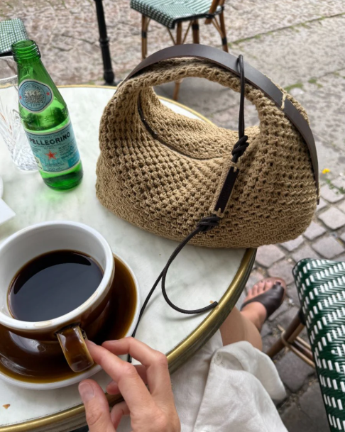 LÆRREIM TIL JUNO BAG - MØRKEBRUN - PetiteKnit - Garntopia