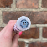 Plastknapp med kant - Mørkeblå - 15 mm