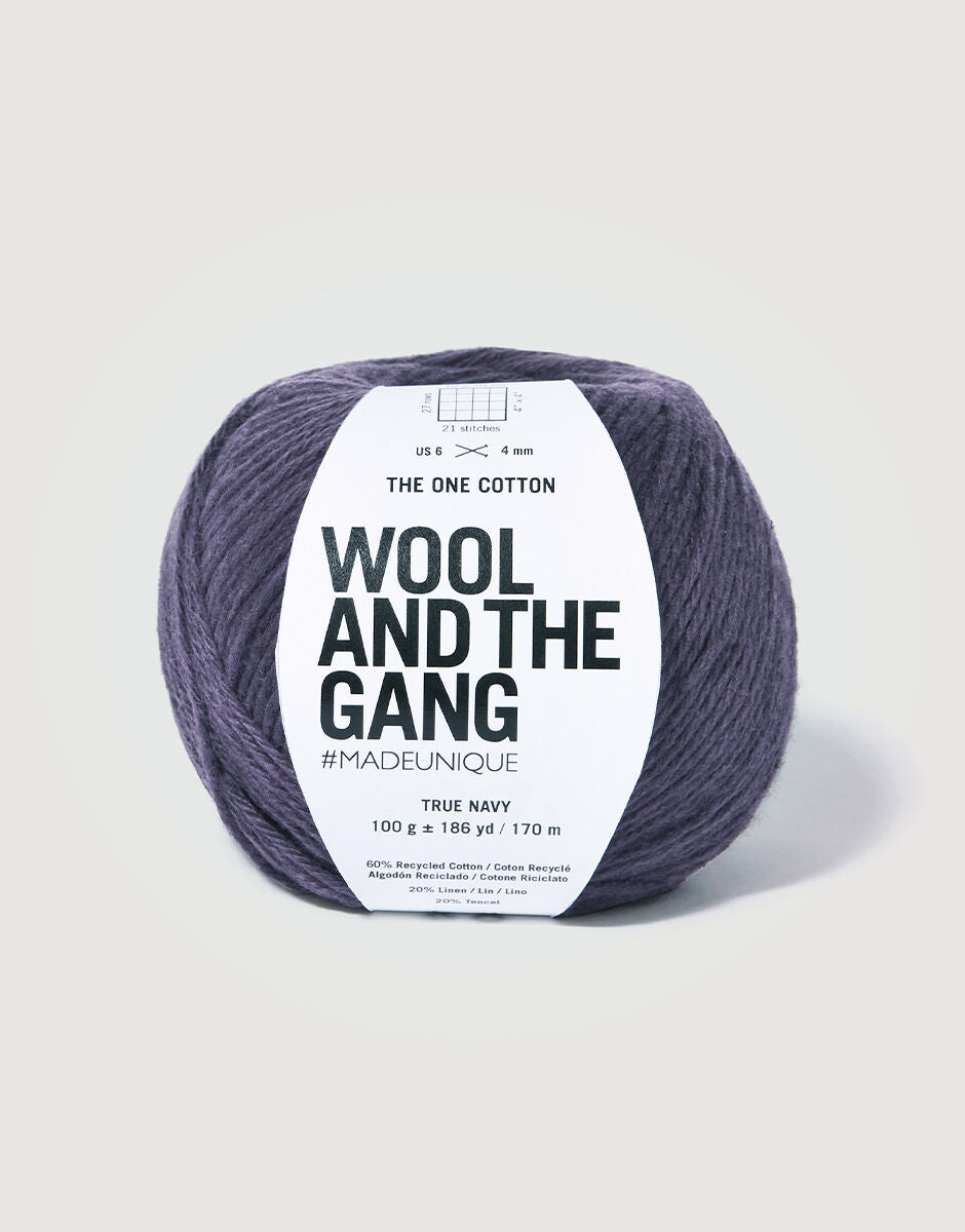 True Navy - The One Cotton - Wool and the gang - Garntopia