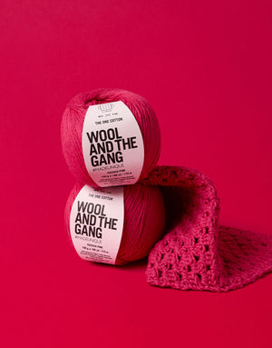 Fuchsia Pink - The One Cotton - Wool and the gang - Garntopia
