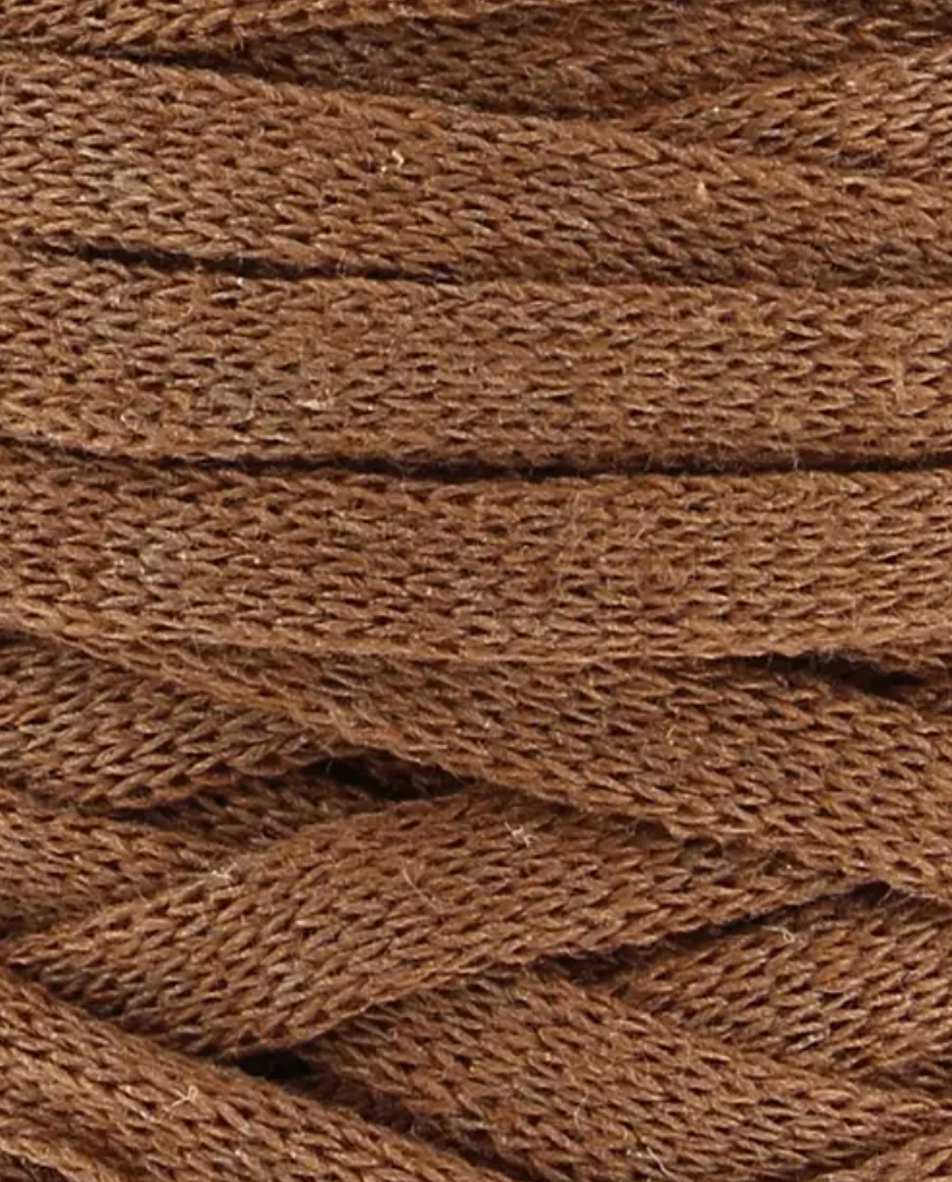 Caramel brown -	Ribbon XL Solid - Hoooked Yarn - Garntopia