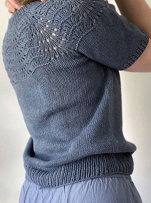 Le Knit - Peacock Tee - Papir - Lene Holme Samsøe - Garntopia