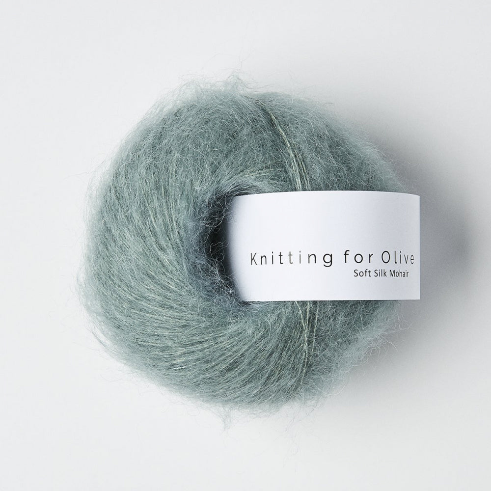 Støvet Aqua -	Soft Silk Mohair - Knitting for Olive - Garntopia