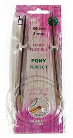 Rundpinne 80 cm - 10 mm - Pony - Garntopia