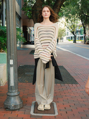 2404 - Sommerstrikk - NR. 10 SEBRINA SWEATER - Sandnes garn - Garntopia