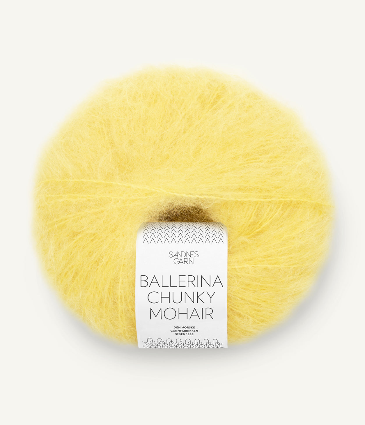 UTGÅTT 9004 Lemon - Ballerina Chunky Mohair - Sandnes garn - Garntopia