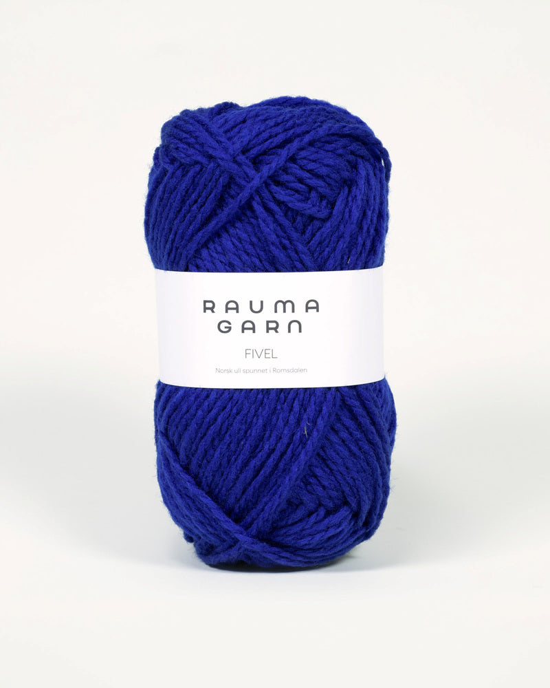 03 Mørk blå -	Fivel - Rauma Garn - Garntopia