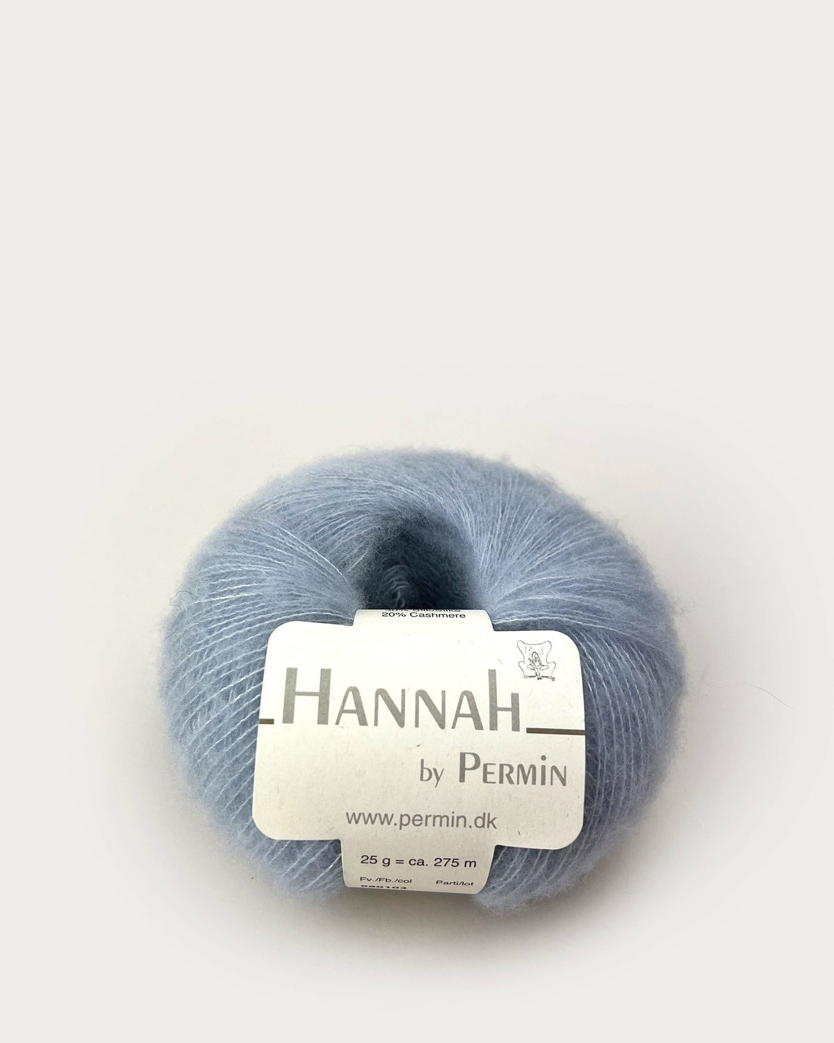 03 Sart Lyseblå - Hannah - Permin - Garntopia