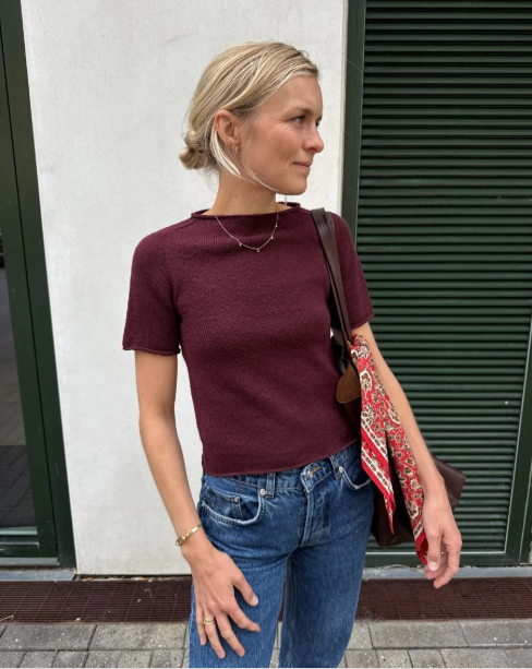 Ivy Tee - Papir - PetiteKnit - Garntopia