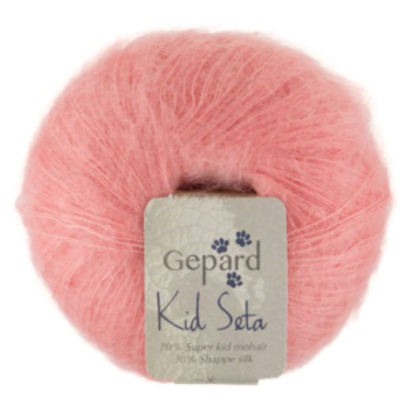 210 Rosa fersken - Kid Seta - Gepard Garn - Garntopia