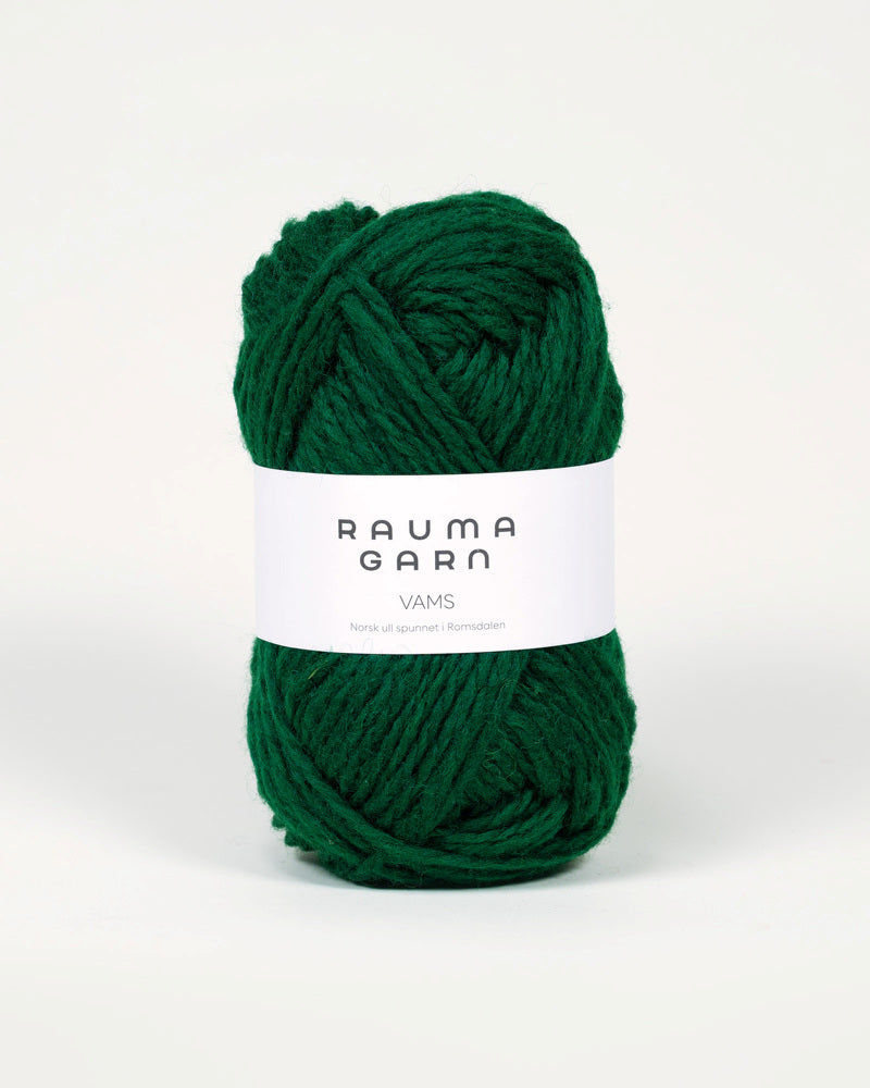 109 Dyp grønn -	Vams - Rauma Garn - Garntopia