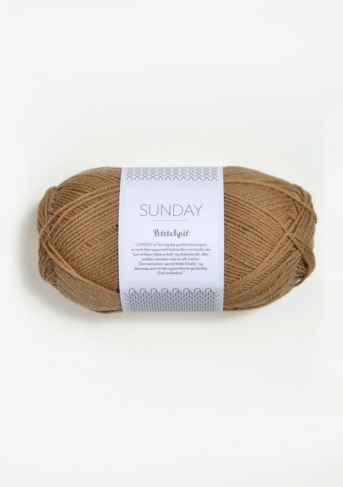 2542 Camel -	Sunday PetiteKnit - Sandnes garn - Garntopia